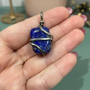 Lapis Lazuli Crystal Pendant